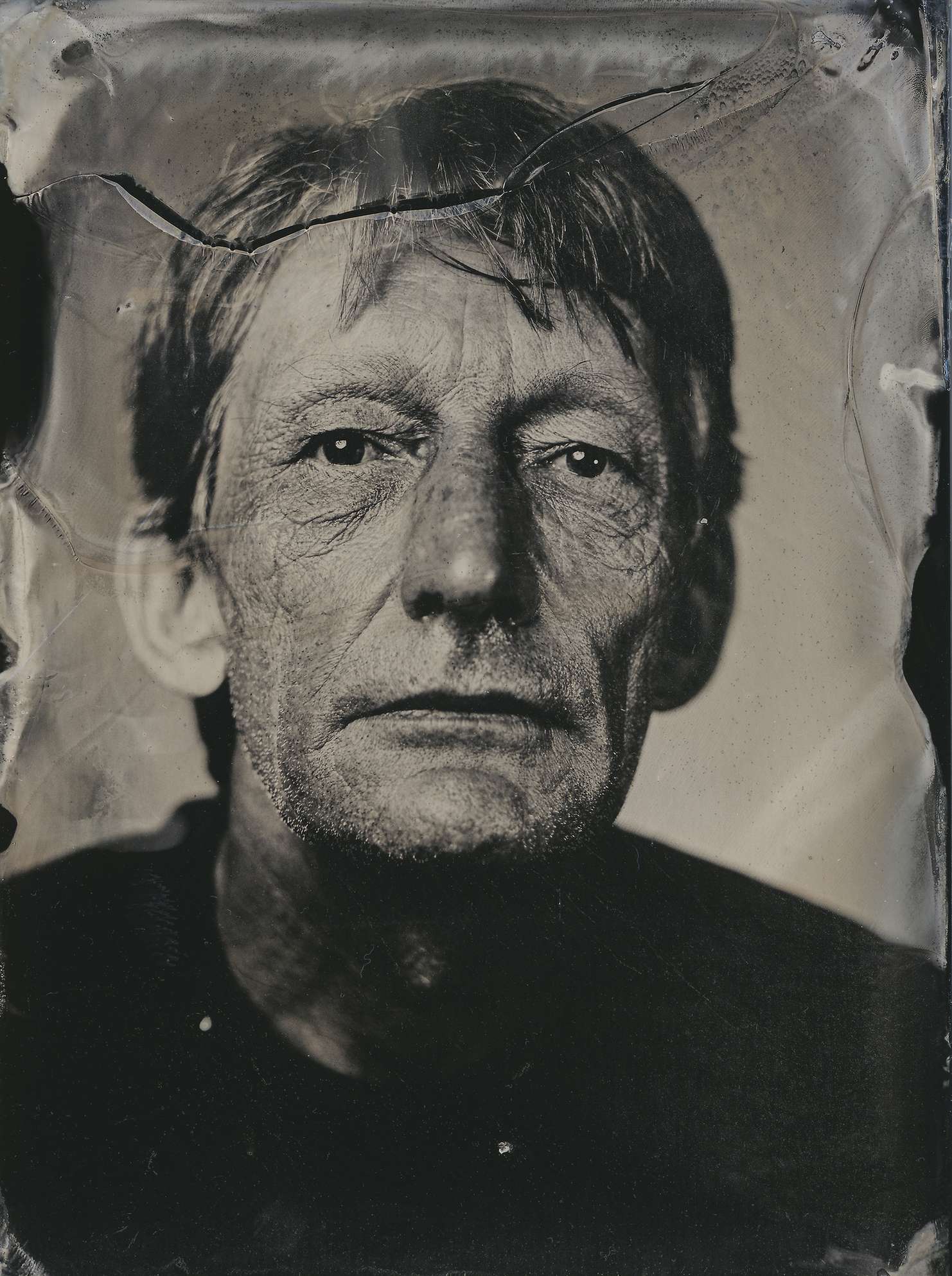 Portraet eines Mannes in Nassplattenfotografie von befotomedia.