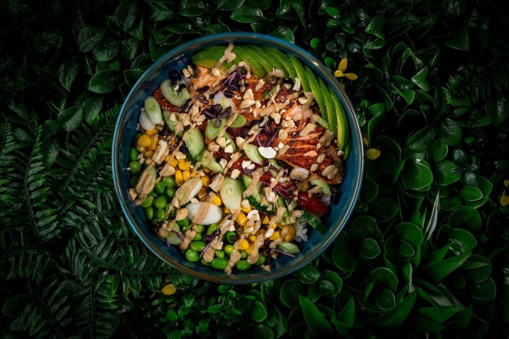 Goldstulle gesunde bowl